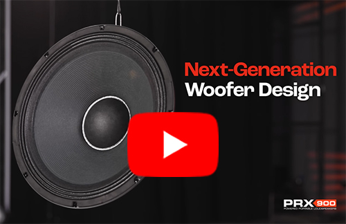 JBL PRX900 next gen woofer design.