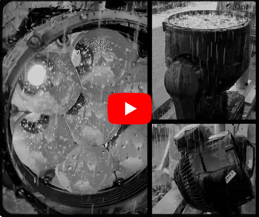 image of Martin XIP fixtures being tested in harsh conditions.